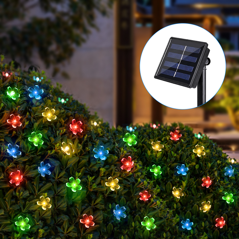 HCP170  太阳能彩花串灯